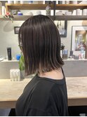 グレージュ/デザインカラー/ハイライトカラー30代40代髪型i45