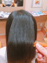 つるせ ヘアーサロン ツヤのあるヘアースタイル