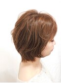 ナチュラルショートボブ