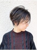 【磯崎】オフィスで喜ばれる大人ショートもローライトで演出！