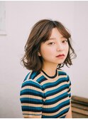 前髪♪フリンジウェーブ♪ココアブラウン