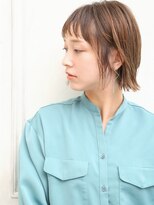ボンドバイテトテ 三宮元町(BONDbytetote) 小顔切りっぱなしボブ/カーキベージュ【中谷ユウ】