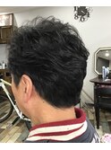 50代、大人パーマ