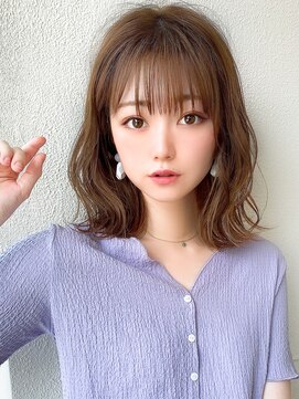 ラルユー 金山(LallYou) 前髪パーマ/ミニウルフ/テラコッタ/デジタルパーマ/くすみブルー