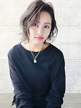 【カット+カラー+ブリーチ+トリートメント￥15000】透明感抜け感カラーでさら艶ヘアに＊