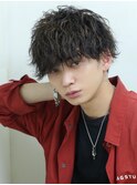 無造作マッシュ波巻ショート