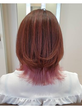 ヘアーアンドメイク ペリドット(hair&make Peridot) ハイトーンカラー/ミルクティーピンク/30代/40代/50代/60代