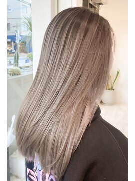 タイドヘア 茨木店(TIDE HAIR) グレージュ_シャドールーツ_バレイヤージュ