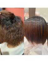 ボアップ 新居浜店(boappu)&nbsp;#エアーストレート #髪質改善 #縮毛矯正 #自然 #ストレート