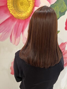 タナココロ 新丸子 バイ ムーン 武蔵小杉(tanacocolo by moon) 1月 ダークアッシュ チェリーブラウン フェミニティーロング