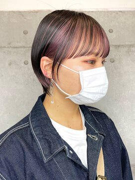 マックス フォー ヘアー(MAX FOR HAIR) 【デザインカット】マッシュショート×インナーカラー◎