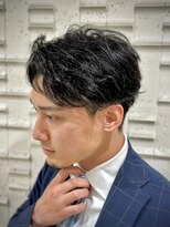 ヒロギンザ 六本木店(HIRO GINZA) 七三ツーブロックナチュラルパーマ港区/六本木