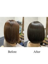 カミケン 清明店(kamiken.)&nbsp;乾かすだけでまとまる大人ミニボブ美髪ツヤ【カミケン清明店】