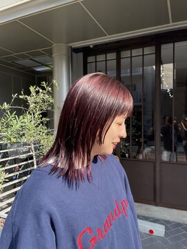 スノッブリコ(snob rico) ウルフレイヤー　ピンクブラウン