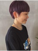 前髪カット/インナーカラー/縮毛矯正/ショート/カラー/ブリーチ