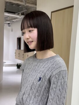 ニール 名古屋 伏見 丸の内(NEELU) 【Neelu_pon】フルバング×タッセルボブ