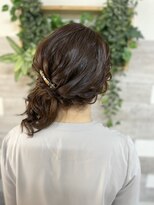 ロカット サロン(Roquat Salon) サイドポニーヘアアレンジ【立川/国分寺/浴衣/立川/立川/立川】