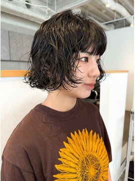 カフ(CAF) CAF 照下 ウェットヘア パーマ 大阪