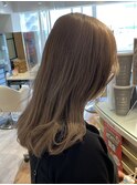 ブリーチなしダブルカラー髪質改善カラーショートボブレイヤー