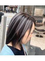 アッシュ 茗荷谷店(Ash)&nbsp;筋感あり　白髪ぼかし