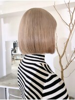 ニュート(Neut )&nbsp;ミルクティーベージュ/ホワイトベージュ/ボブ/ケアブリーチ/艶髪