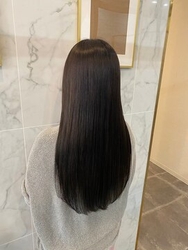 ジーナ 船橋(Zina) 髪質改善＊ロングレイヤーグレーベージュ＊美髪【Zina船橋】