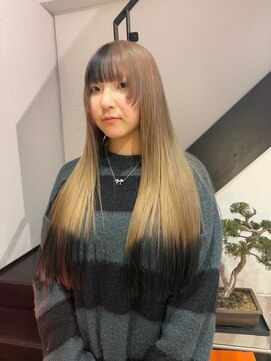 シティ(sity.) 天神　ハイトーンカラー　ブリーチカラー　レイヤーカット