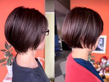 トータルヘアサロンカマダの写真/カットだけでも可愛くなれる！”ショートヘアが似合うか不安…”という方もあなただけの似合わせをご提案♪