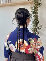 ゼスト 中野店(ZEST)&nbsp;【zest中野/セイラ】袴タイトヘアアレンジ