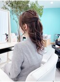 ユーフォリア大人可愛いハーフアップ