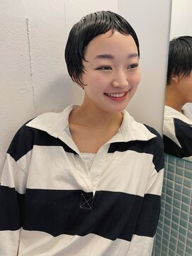 ヘン(hen) 【心斎橋hen】ベリーショート　ショートパーマ　くせ毛風パーマ