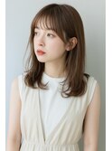 透明感大人可愛いミディアムベージュ☆