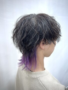 アイヴィー 池袋(IVY) 無造作マッシュウルフ×襟足カラー