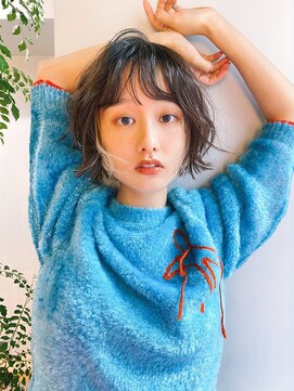 スニュウ(snuw) (snuw_hotaru)レイヤーボブマロンベージュラベンダーミルクティ