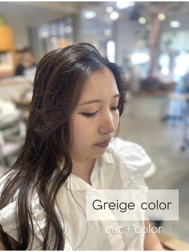 ティーズピーク(ty s peak) 【cut＋color】  ワンカラー × グレージュカラー