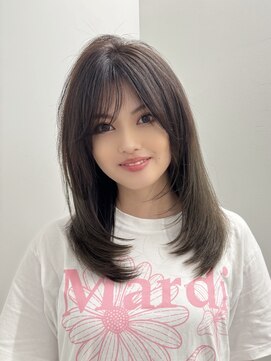 エアー 横浜(AIR) 【長谷川】韓国風ロングレイヤー