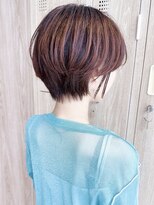 セイドット リー(Say. Ree)&nbsp;say.ショートボブひし形ショートダークレッドコーラルオレンジ