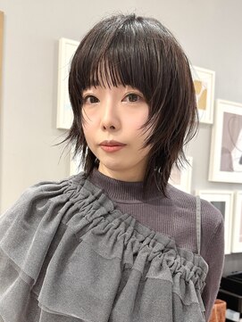 サンド 大阪梅田(sand) ココアベージュ/クラゲヘアー/オリーブグレー