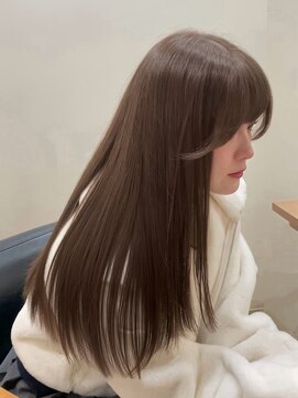 サク(Sac.) オリーブカラー　アッシュカラー　オリーブベージュ