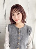 外ハネミディアムボブ