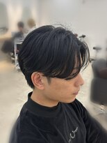 ソソ(soso.)&nbsp;MEN’S HAIR/センターパート/ニュアンスパーマ/木更津