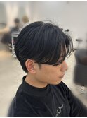 MEN’S HAIR/センターパート/ニュアンスパーマ/木更津