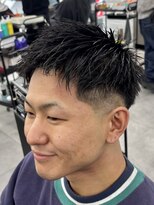 オーバルバイアピッシュ(OVARL by apish)&nbsp;メンズベリーショート/テーパーフェード/フェードカット