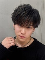 スイ 松戸(SUI)&nbsp;【坂本翔】ラウンドマッシュ/シースルーマッシュ 松戸/メンズ