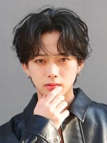 men's salon L-MARK 京都駅前【3月 NEW OPEN（予定）】&nbsp;センターパート/ニュアンスパーマ/フェザーパーマ/メンズ