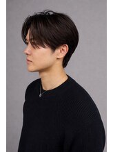 メンズトレンド【ダウンパーマ】★韓国風タイトなシルエット。膨らむサイドを抑えて小顔効果