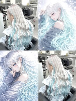 シェイロ(Cielro)の写真/大阪難波心斎橋堀江でハイトーンカラー☆ブリーチ技術に自信あり！理想を叶えるサロン♪全てケアブリーチ