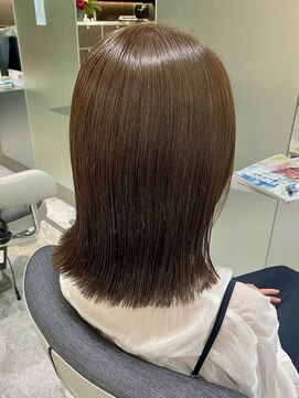 イメージア ボーノ相模大野店(IMAGE-A) 【艶感抜群】ナチュラル縮毛ボブ