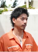 20代30代メンズ スパイキーショートマレットヘア　原宿