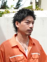 ガズル ハラジュク(GUZZLE HARAJUKU)&nbsp;20代30代メンズ スパイキーショートマレットヘア　原宿